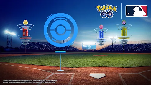 Promotional banner for the 2026 Pokemon GO and Major League Baseball collaboration.