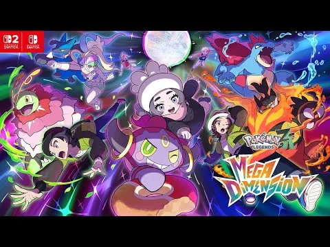 Pokémon Legends Z-A Mega Dimension trailer still showing the strange new dimension