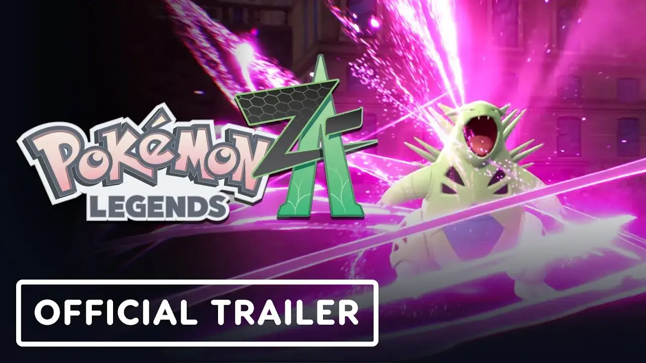 Pokémon Legends: Z-A promotional still from Pokémon Legends: Z-A Switch 2 Edition Overview Trailer