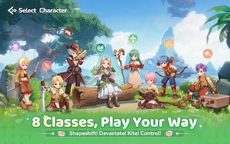 Eight playable classes displayed in Ragnarok The New World