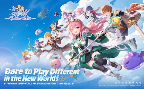 Ragnarok The New World adventurers pets and mounts in official artwork