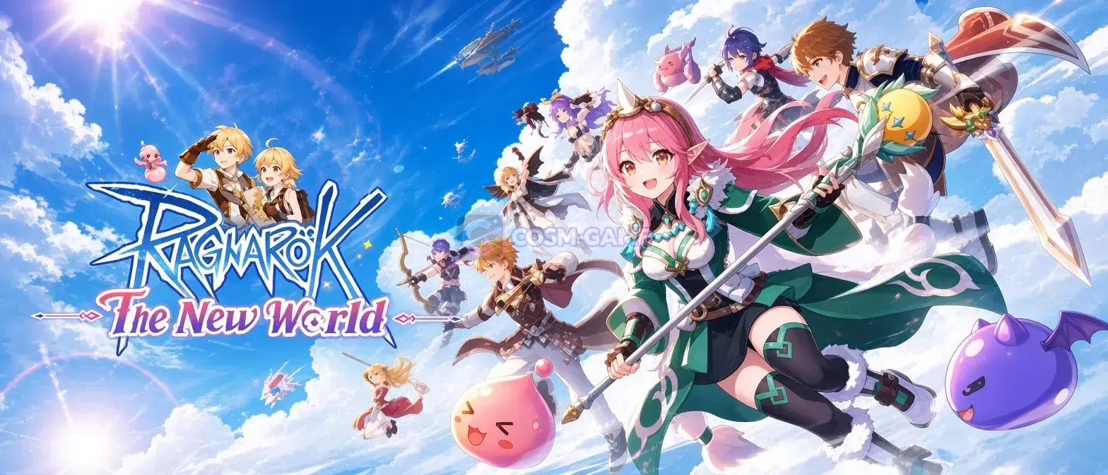 Ragnarok: The New World fantasy key art set across Midgard.