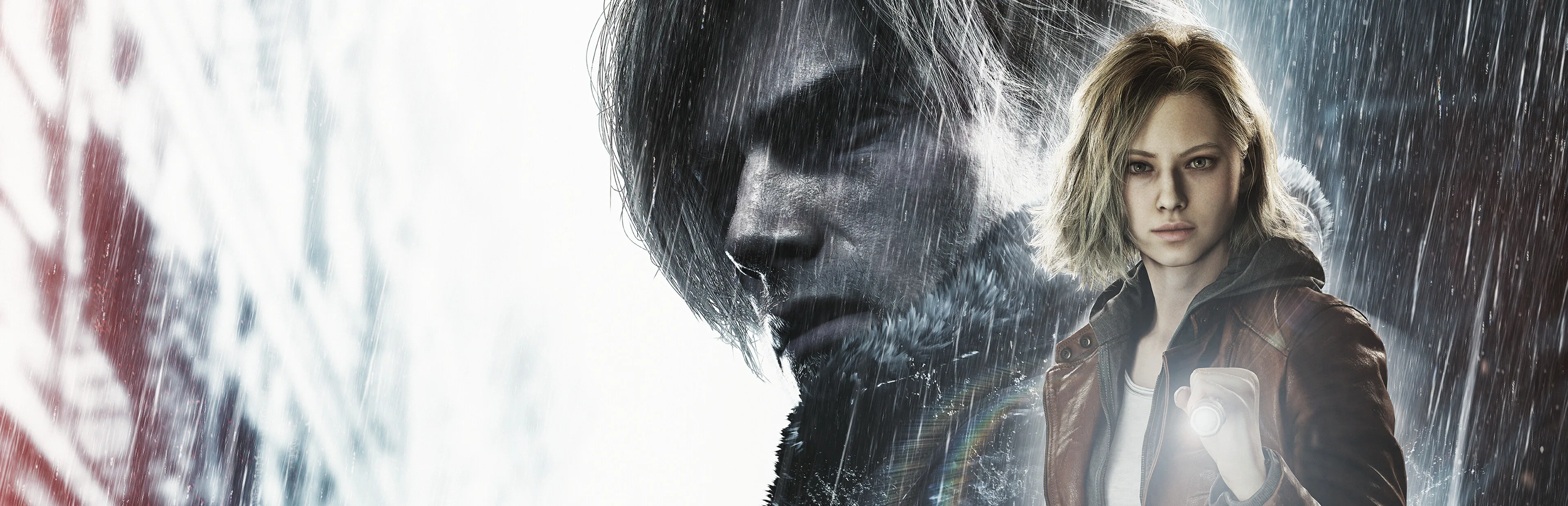 Grace Ashcroft and Leon S. Kennedy in Resident Evil Requiem key art.
