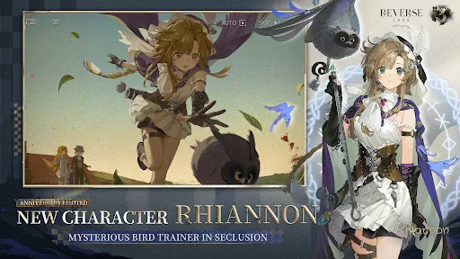 Animated story scene showing characters in conversation during the game's narrative sequences