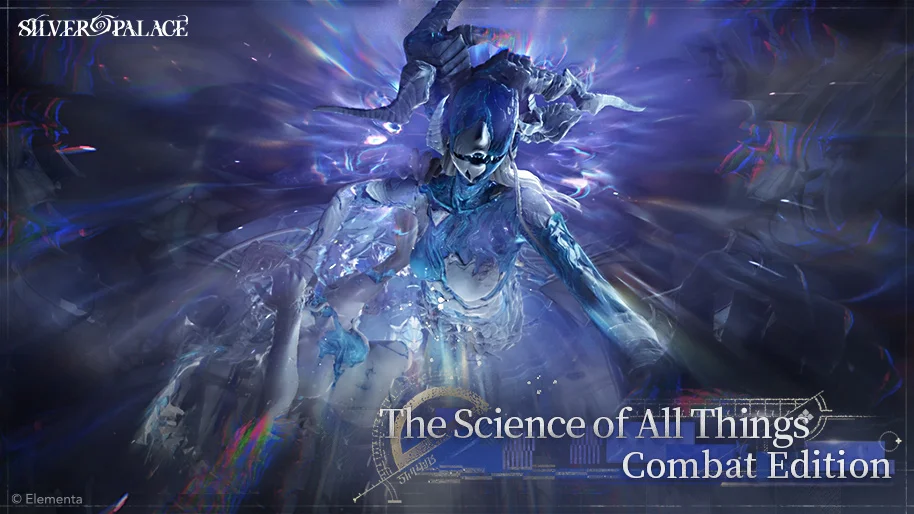 A large blue horned enemy appears in Silver Palace combat artwork.