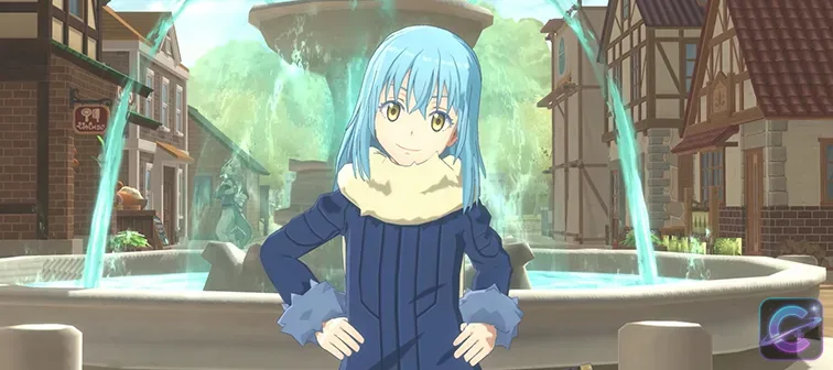 Story scene from SLIME-ISEKAI Memories:TenSura recreating a moment from the anime
