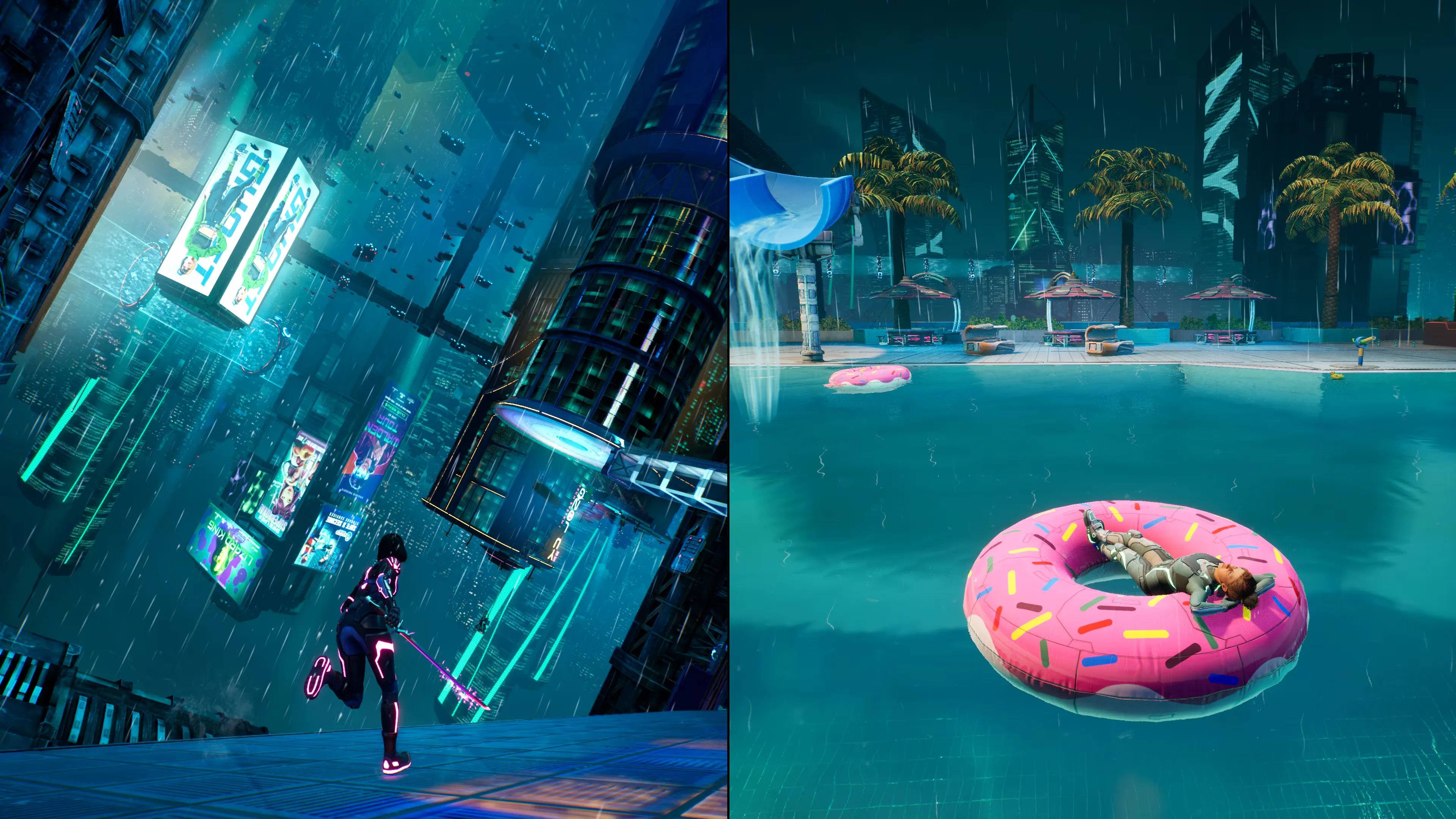 Gameplay scene from Split Fiction