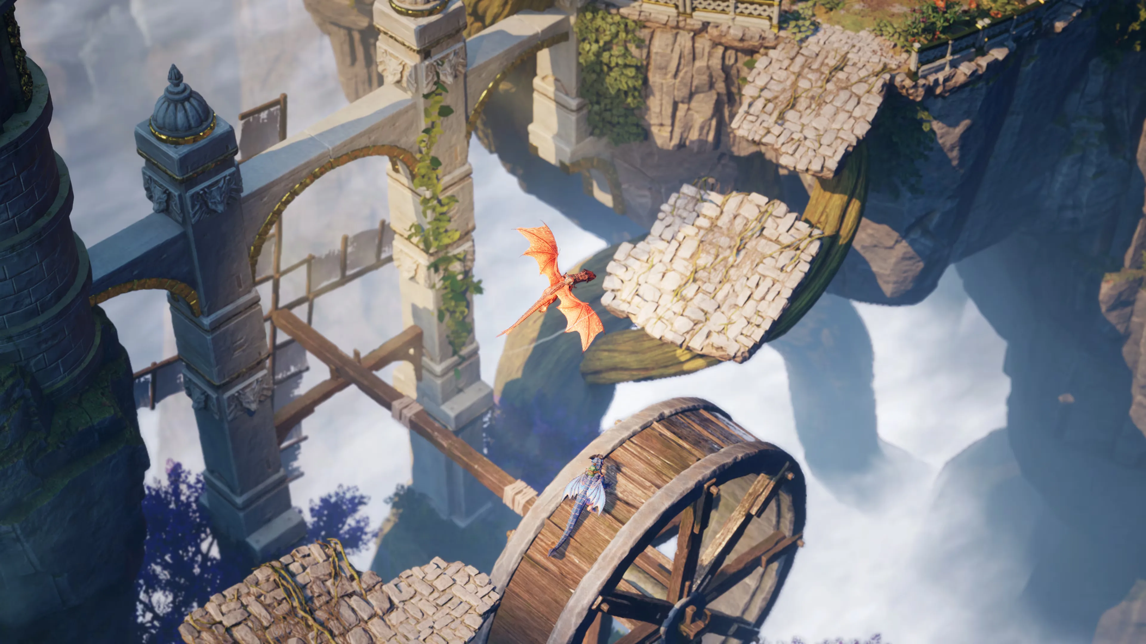 Gameplay scene from Split Fiction