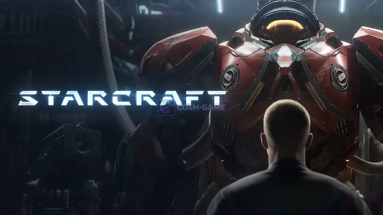 Terran Marine in powered armor from the STARCRAFT Dominion announcement cinematic