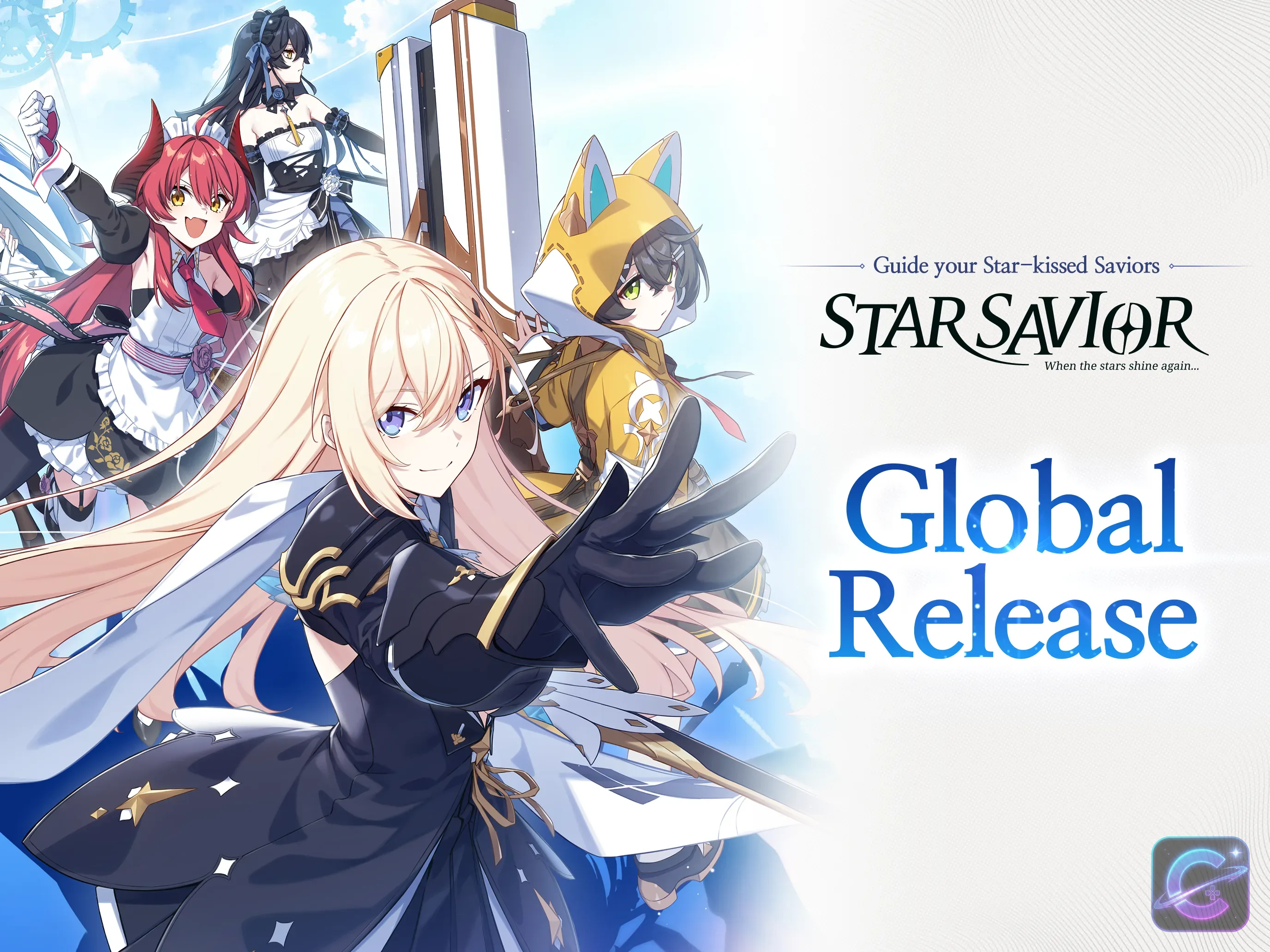StarSavior presents its Savior characters and Journey gameplay in the mobile interface.