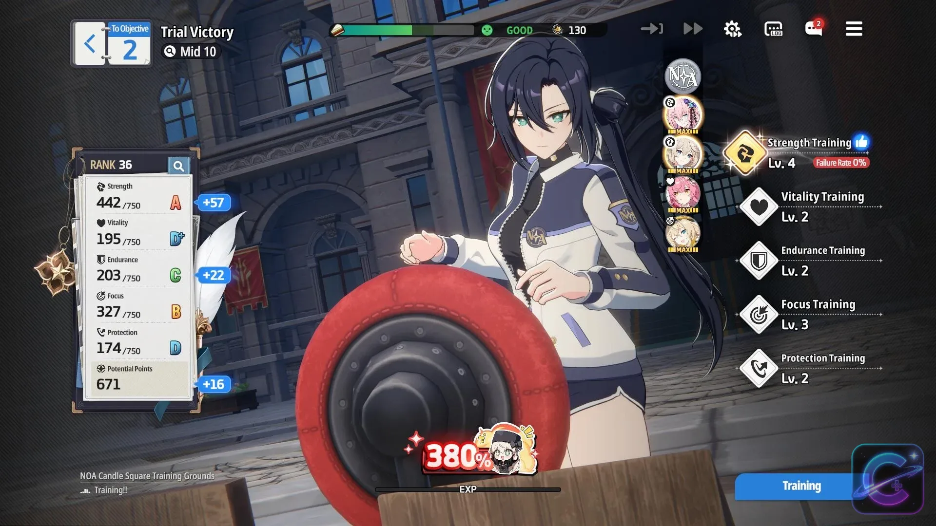 Turn-based battle scene from StarSavior on Steam