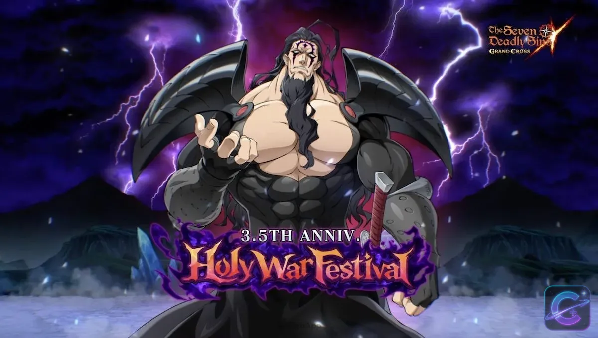 Tyrant Demon King hero artwork from the 3.5th Anniversary Holy War Festival update