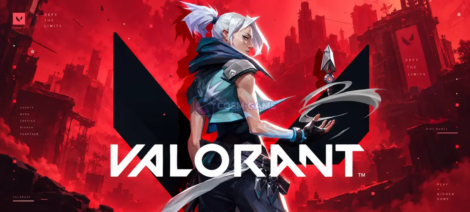 Jett Against the Valorant Crimson V