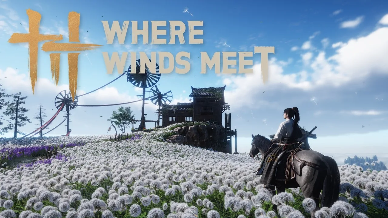 Where Winds Meet Heaven's Threshold gameplay trailer scene