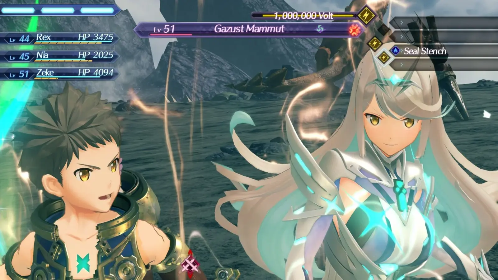 MOMO demonstrates her alternate form, which changes her appearance and elemental affinity.