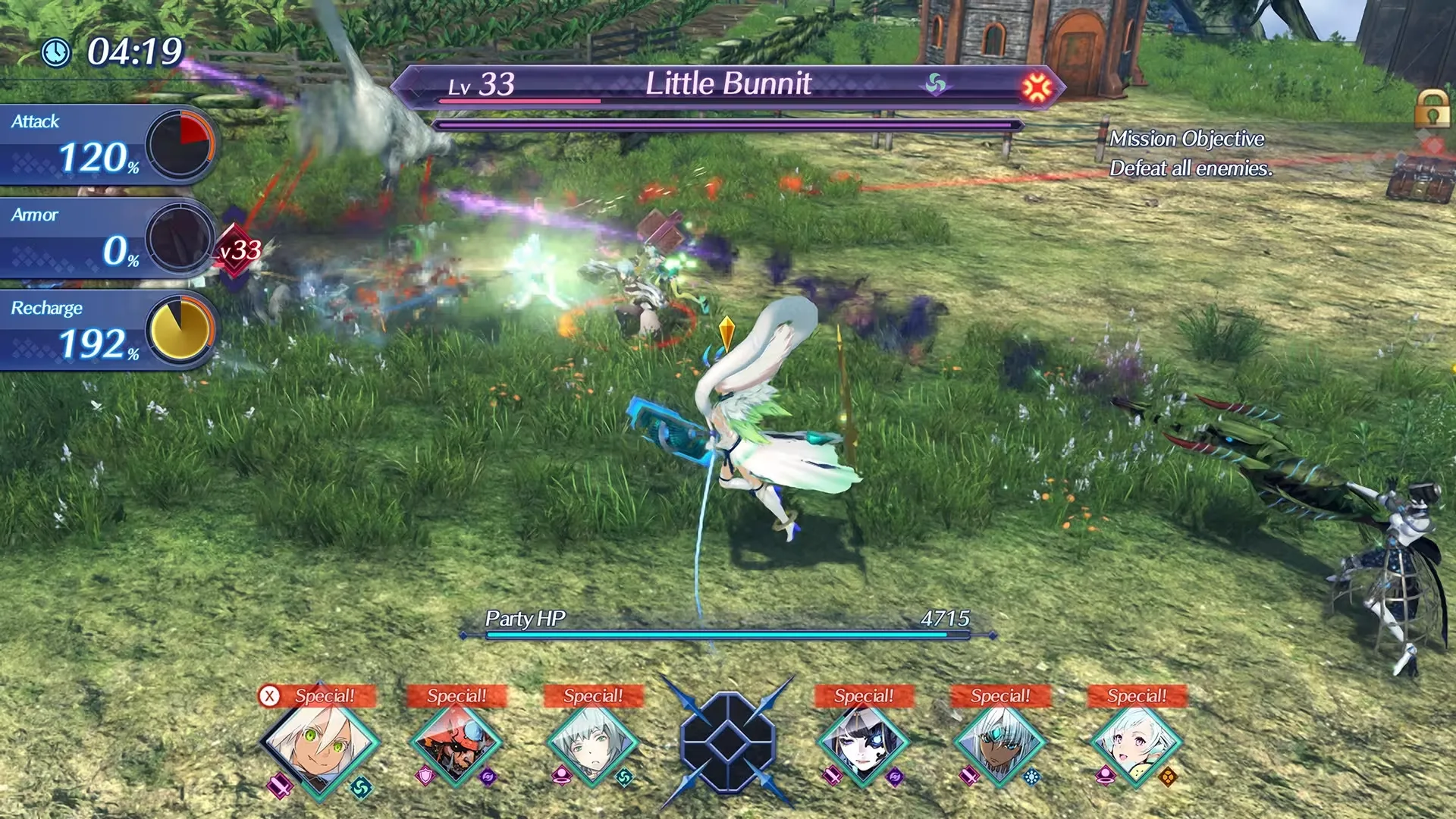 Rex and his party travel across Alrest in an official Xenoblade Chronicles 2 Nintendo Switch 2 Edition screenshot