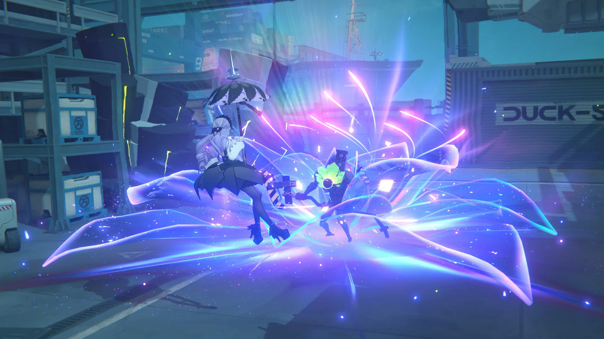 A cast of Agents and factions — official Zenless Zone Zero screenshot (HoYoverse, Steam)